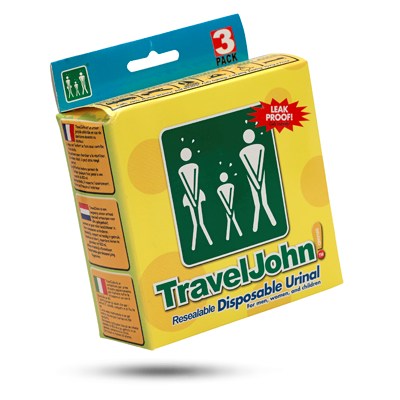 Travel John Disposable Urinal Unisex