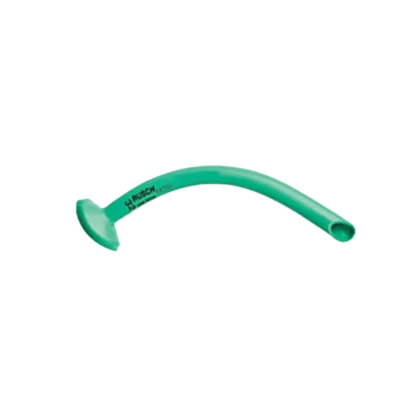 The NPA RÜSCH Size 32F features a flexible, soft material for enhanced patient comfort and a rounded tip for gentle insertion. Its trumpet design ensures secure placement, and it is latex-free and single-use.