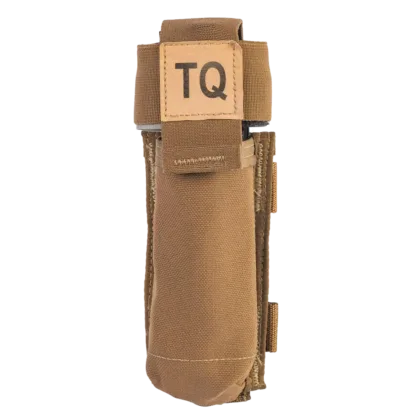 The C-A-T® Holder, COY, is designed for rapid access and secure storage of Gen 6 and Gen 7 C-A-T® Tourniquets on vests or gear using MOLLE/PALS-style connectors. It features an easy-open elastic pull tab and provides protection from the elements.