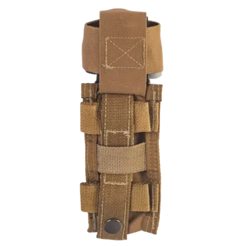 The C-A-T® Holder, COY, is designed for rapid access and secure storage of Gen 6 and Gen 7 C-A-T® Tourniquets on vests or gear using MOLLE/PALS-style connectors. It features an easy-open elastic pull tab and provides protection from the elements.