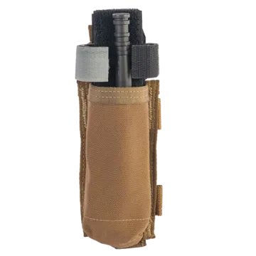 The C-A-T® Holder, COY, is designed for rapid access and secure storage of Gen 6 and Gen 7 C-A-T® Tourniquets on vests or gear using MOLLE/PALS-style connectors. It features an easy-open elastic pull tab and provides protection from the elements.