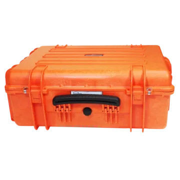 The Offshore Hardcase Medic Kit is a comprehensive emergency medical kit designed for offshore environments, featuring a durable orange hardcase and organized pouches containing essential medical supplies for a wide range of emergencies.