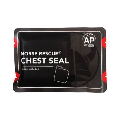 The NORSE RESCUE® Chest Seal Non-Vented is a specially designed advanced dressing for the treatment of open chest wounds, aiming to prevent tension pneumothorax. Crafted with a medical-grade hydrogel adhesive, it ensures a robust seal across various conditions, providing reliable wound management and enhancing patient safety in traumatic situations.