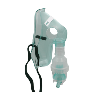 The NORSE RESCUE® Nebulizer Mask L3 for adults is designed to provide effective nebulization treatment, suitable for oxygen supplementation and medication administration. It ensures efficient medication absorption through nebulization, equipped with a 200 cm hose for enhanced mobility and comfort during use. - BR-100081