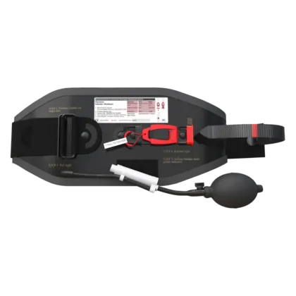 The Abdominal Aortic & Junctional Tourniquet (AAJT-S) offers versatile emergency bleeding control by compressing critical arteries in the abdomen, axilla, and inguinal areas. It's effective for managing pelvic fractures and has demonstrated equivalent results to Zone 3 REBOA.