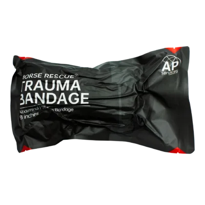 The NORSE RESCUE® Trauma Bandage 8" Abdominal is engineered for severe injuries such as abdominal eviscerations, traumatic amputations, and large wounds. Featuring an 8” elastic wrap and a large 12” by 12” sterile pad, it offers superior coverage and support. The integrated quick grip roll control ensures efficient application, complemented by an occlusive layer for enhanced abdominal wound care.