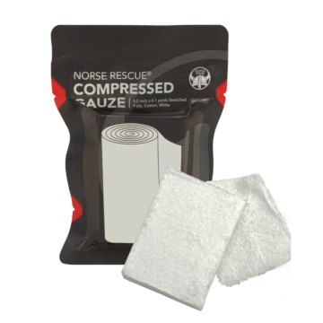 NORSE RESCUE Compressed Gauze, Rolled