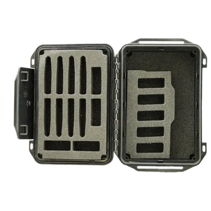 The CTOMS™ DrugBox™ 206 w/Precut Foam V1 is a waterproof, crush-resistant container designed to securely hold frontline medications. It features an automatic pressure equalization valve and precut foam inserts for optimal protection and organization.