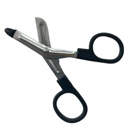 The EMT Shears, 4" (Mini), are compact yet powerful, capable of cutting through tough materials, including a penny, making them ideal for field use and emergency situations.