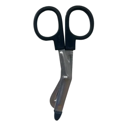 The EMT Shears, 4" (Mini), are compact yet powerful, capable of cutting through tough materials, including a penny, making them ideal for field use and emergency situations.