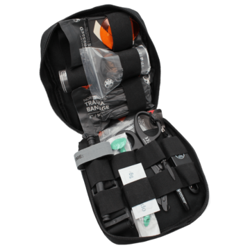 The NORSE RESCUE® IFAK Kit is a comprehensive, customizable emergency medical kit designed to meet the diverse needs of first responders and individuals in various scenarios. Packed in a NORSE RESCUE® IFAK, BLK bag, this kit includes essential medical supplies like trauma bandages, chest seals, nasal airways, and more, ensuring preparedness for a wide range of medical emergencies. The kit's content can be adjusted to fit specific needs and demands, making it an essential asset for anyone committed to safety and emergency response. - IF-NORSE-IFAK