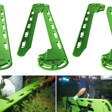 The CombiCarrierII® (Light Green) serves as both a scoop stretcher and extrication board, minimizing patient movement and meeting the latest Spinal Motion Restriction protocols for secure and efficient patient handling in extreme environments.