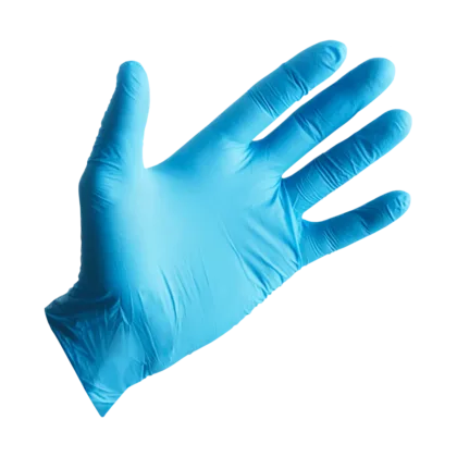 The NORSE RESCUE® Nitrile Gloves, available in various sizes and a distinctive bright blue color, offer robust hand protection for a range of tasks and procedures. Made from durable, puncture-resistant nitrile, these gloves are ideal for those with latex allergies, as they are latex and powder-free. Packaged conveniently in pairs within a small cardboard box, they are essential for medical, first aid, and personal protective scenarios, ensuring safety and hygiene.