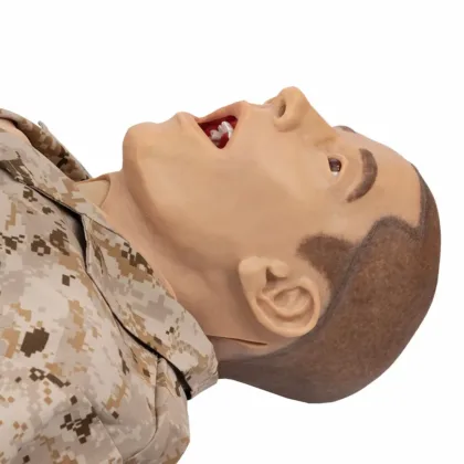 The TOMManikin® - BASIC by North American Rescue is a state-of-the-art tactical training simulator designed for realistic, comprehensive trauma care training, featuring rugged construction, interchangeable extremities, and advanced remote control capabilities.