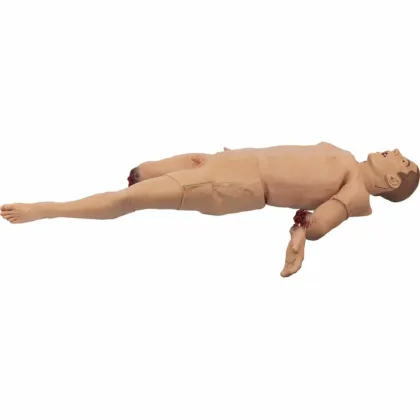 The TOMManikin® - BASIC by North American Rescue is a state-of-the-art tactical training simulator designed for realistic, comprehensive trauma care training, featuring rugged construction, interchangeable extremities, and advanced remote control capabilities.