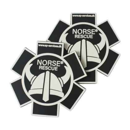 Celebrate and showcase your support for NORSE RESCUE® with our durable, easy-to-clean rubber Bag Patches. These versatile patches feature convenient Velcro backing for effortless attachment to gear like IFAKs, medic bags, backpacks, or caps, enhancing your equipment's visibility and showcasing your commitment to safety and preparedness.