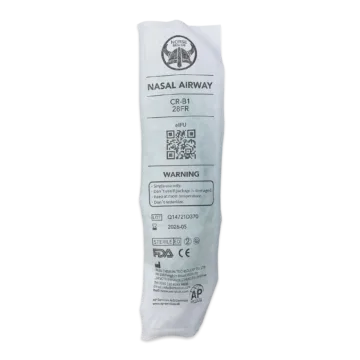 The NORSE RESCUE® Nasal Airway (NPA) size 28F is an essential emergency tool, designed for patient comfort and optimal airflow. Made from soft PVC, it minimizes discomfort and is engineered to maintain shape, preventing collapse and ensuring efficient oxygenation and ventilation in critical situations.