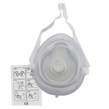 The NORSE RESCUE® Pocketmask is a durable and easy-to-use mask designed for effective mouth-to-mouth ventilation, ideal for providing emergency respiratory assistance to adults. - BR-0014