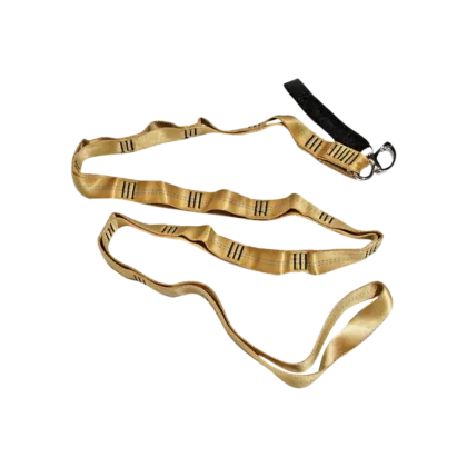 The RAT™ Strap (Rescue Assault Tether) is a tactical tool that enhances efficiency and reduces manpower in rescue operations, allowing for hands-free casualty movement and quick detachment with a quick release shackle.