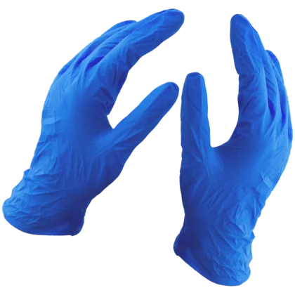 The NORSE RESCUE® Nitrile Gloves, available in various sizes and a distinctive bright blue color, offer robust hand protection for a range of tasks and procedures. Made from durable, puncture-resistant nitrile, these gloves are ideal for those with latex allergies, as they are latex and powder-free. Packaged conveniently in pairs within a small cardboard box, they are essential for medical, first aid, and personal protective scenarios, ensuring safety and hygiene.