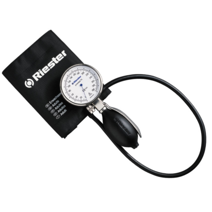 The Precisa N Sphygmomanometer offers precision and comfort for both clinicians and patients, featuring an ergonomic stainless steel grip, precise air release valve, and a range of cuff sizes. It's available in both aluminium and ABS/metal versions.