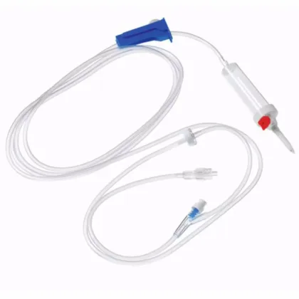 The BD Gravity Infusion Set with Precision Flow Controller features a 24ml capacity and a length of 270cm, designed for accurate and controlled fluid administration. This infusion set ensures reliable performance in various medical settings.