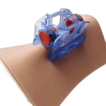 The iTClamp® is an advanced wound closure device designed for rapid hemorrhage control in high-risk environments, such as combat zones and emergency trauma situations. With an intuitive one-handed squeeze application, it creates localized, hands-free pressure, sealing the wound to stabilize clot formation and prevent further blood loss within seconds. Virtually painless and requiring minimal training, the iTClamp® is an essential tool for self-aid and buddy-aid when a tourniquet is not an option, making it a critical solution for "care under fire" scenarios and other high-stress medical emergencies. - CL-306