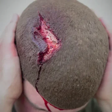 Open Wound - Scalp