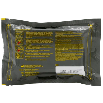 Celox Gauze Z-Fold 3m CE, Hemostatic - Image 6