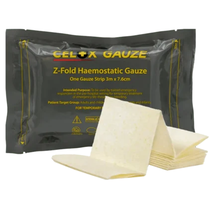 Celox Gauze Z-Fold 3m CE, Hemostatic - Image 4