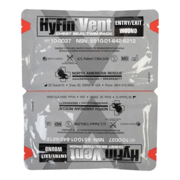 Dressing, Hyfin Chest Seal Vent Twin