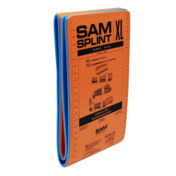 SAM Splint XL 36" Flat Orange/Blue