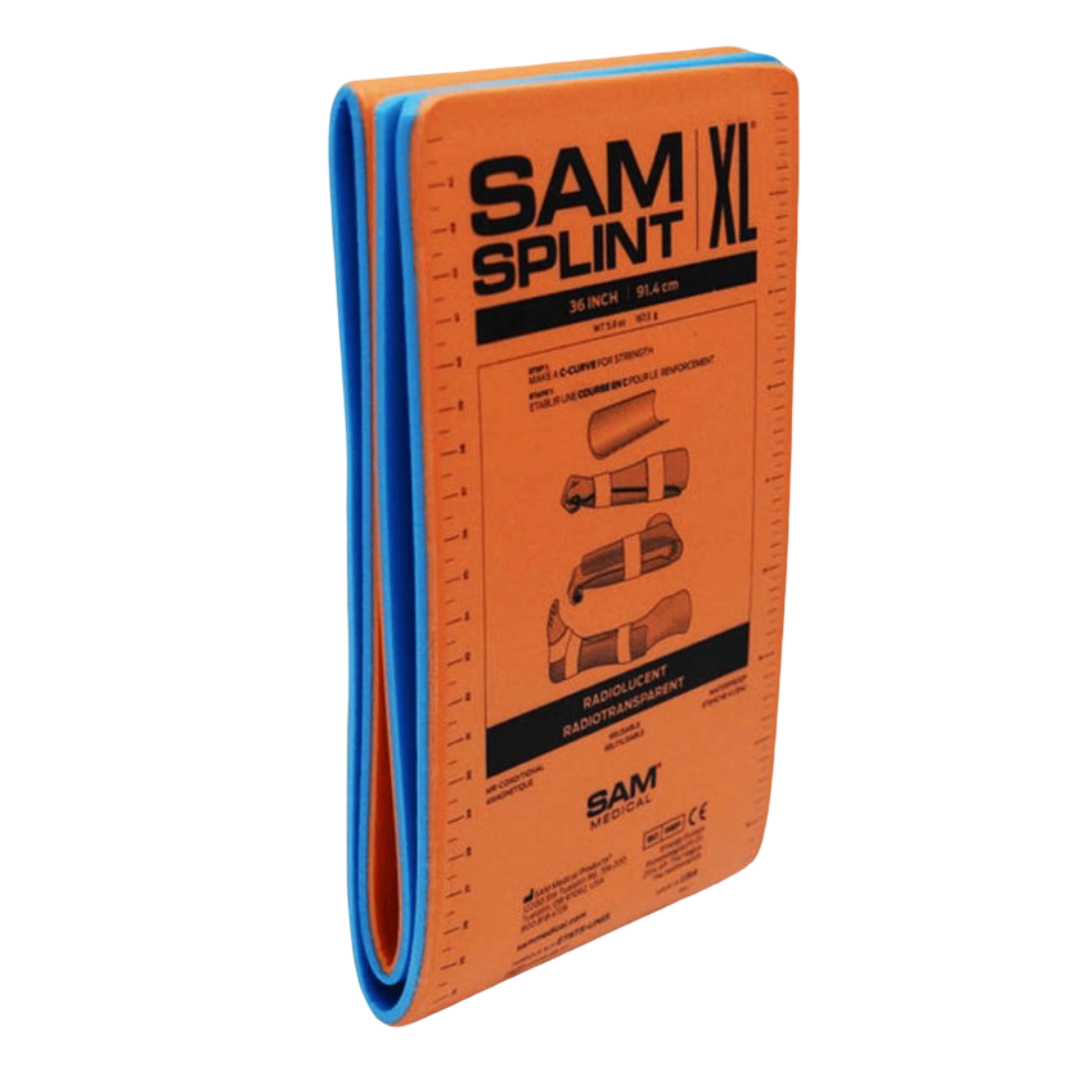 SAM Splint XL 36" Flat Orange/Blue 1 SAM Splint XL 36" Flat Orange/Blue