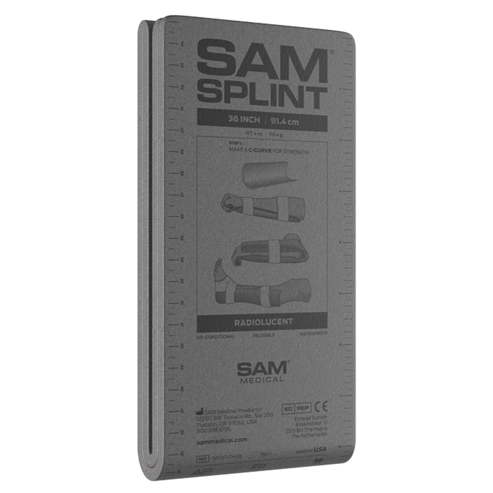 SAM Splint 36" Flat Charcoal 1 SAM Splint 36" Flat Charcoal
