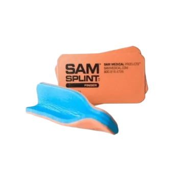 SAM Finger Splint, Orange/Blue