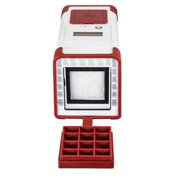 The Electrical Bundle for SurgiBox powers and controls the SurgiField system, enabling reliable inflation and maintenance of a sterile surgical enclosure. It includes a battery-powered Smart Control Module with HEPA-filtered airflow, ensuring continuous clean air and controlled pressure during procedures. - AC-29