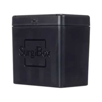The Electrical Bundle for SurgiBox powers and controls the SurgiField system, enabling reliable inflation and maintenance of a sterile surgical enclosure. It includes a battery-powered Smart Control Module with HEPA-filtered airflow, ensuring continuous clean air and controlled pressure during procedures. - AC-29