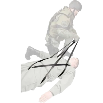 The Hasty Harness is a compact, multi-purpose webbing solution designed for rapid deployment in demanding rescue situations. Engineered for versatility, it supports hoisting, lowering, dragging, and assisted carries, making it an essential addition to any pre-hospital emergency kit. - LS-200